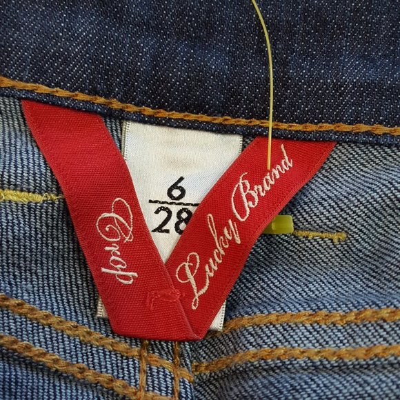 Lucky Brand Women´s Cropped Jeans, Size 6/28 - Picture 5 of 13